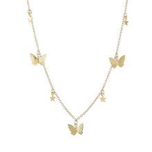 Load image into Gallery viewer, Simple Alloy Butterfly Pendant Clavicle Chain Female
