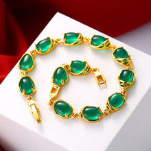 Load image into Gallery viewer, Emerald Malay Jade Elegance Retro Bracelet
