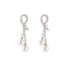 Load image into Gallery viewer, Pearl Pendant Earrings Exquisite Niche Zircon
