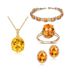 Load image into Gallery viewer, Full Of Drill Low Luxury Earrings Mosanite Bracelet Jewelry Set
