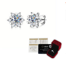 Load image into Gallery viewer, 925 Sterling Silver Fashion Suit SUNFLOWER Chic Earrings
