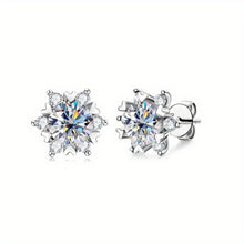 Load image into Gallery viewer, 925 Sterling Silver Fashion Suit SUNFLOWER Chic Earrings
