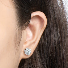 Load image into Gallery viewer, 925 Sterling Silver Fashion Suit SUNFLOWER Chic Earrings
